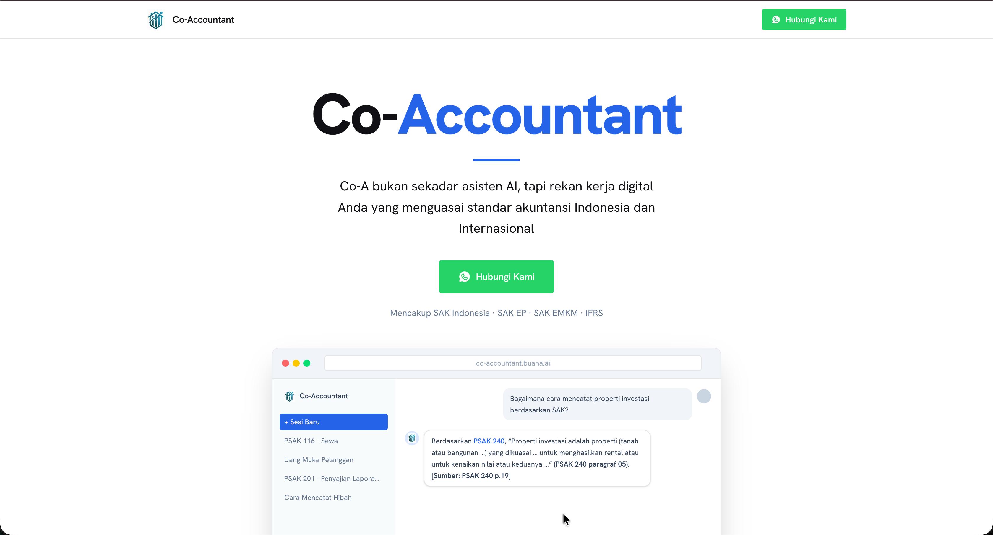 Co-Accountant AI co-pilot for accounting consultants
